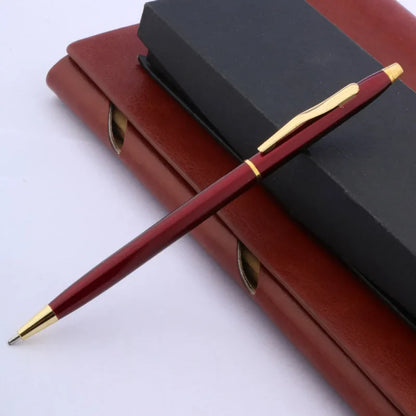 Luxury Twist Wave Metal Ballpoint Pen – High-Quality Drawing & Writing Pen for Office and School