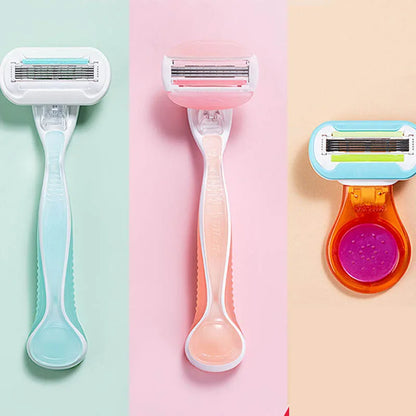 Gillette Venus Women's Razor - 3/5 Blade with Lubricating Soap, Sensitive Shaving & Hair Removal for Body