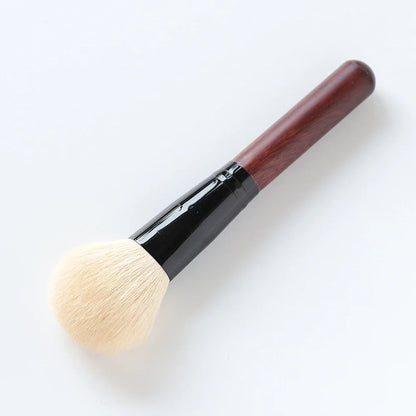 OVW Goat Hair Powder Makeup Brush – Portable Travel Blending Cosmetic Tool