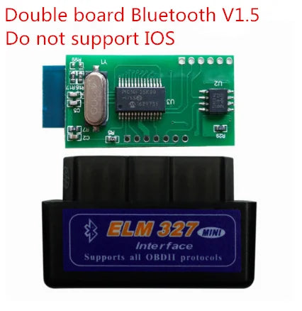 Super Mini ELM327 V1.5 OBD2 Scanner - Bluetooth & WiFi Car Diagnostic Tool for Android iOS