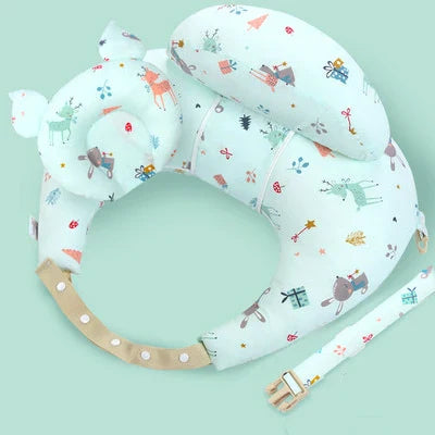 Multifunction Nursing Pillow with Shoulder Strap – Soft Baby Feeding & Shaping Pillow for Newborn Support, Cartoon Comfort Nursing Cushion (2020 Edition)