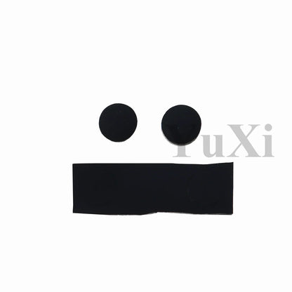 YuXi GBA SP Replacement Kit - Screw Covers & Luminous Dust Plug Rubber Set for Gameboy Advance SP