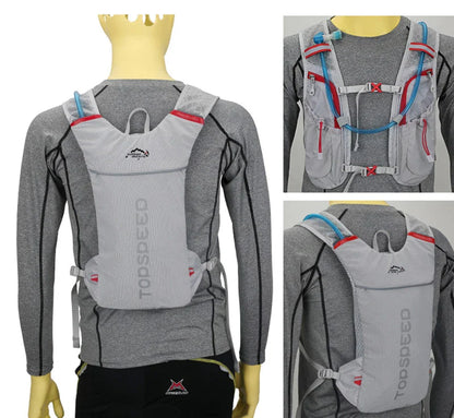 5L Ultralight Outdoor Trail Running Backpack — Hydration Vest with 500ML Water Bottle for Men
