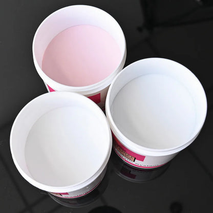 120G Nail Acrylic Powder Set - Clear Pink White Builder Polymer for Nail Extensions & 3D Nail Art