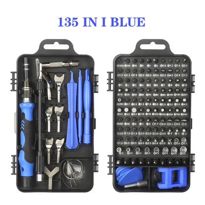 Precision Magnetic Screwdriver Set - Torx Hex Bit Kit for Mobile Phone Repair and Electronics Hand Tools