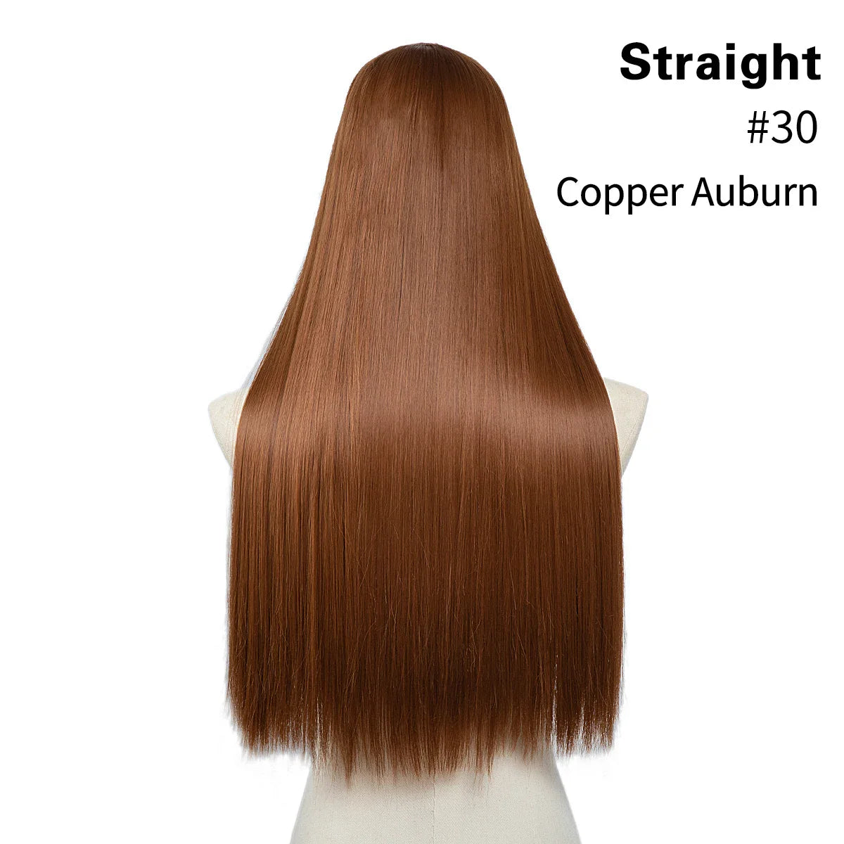 Synthetic U-Part Clip-in Hair Extensions – Long, Straight, Thick Blonde Hairpieces (16, 20, 24 Inch)