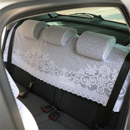 Audi Lace Mesh Seat Covers - 8 Piece Full Set for A1, A3, A4, A5, A6, A7, A8 & RS Models