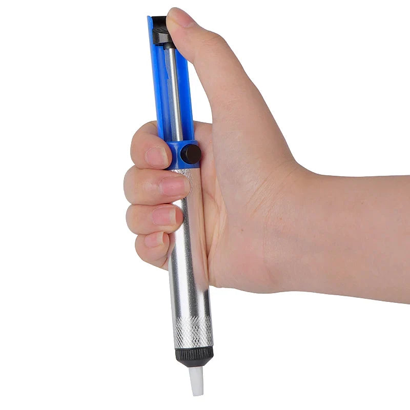 JCD Desoldering Pump - Aluminum Vacuum Solder Sucker Tool for Solder Removal and Electronics Repair