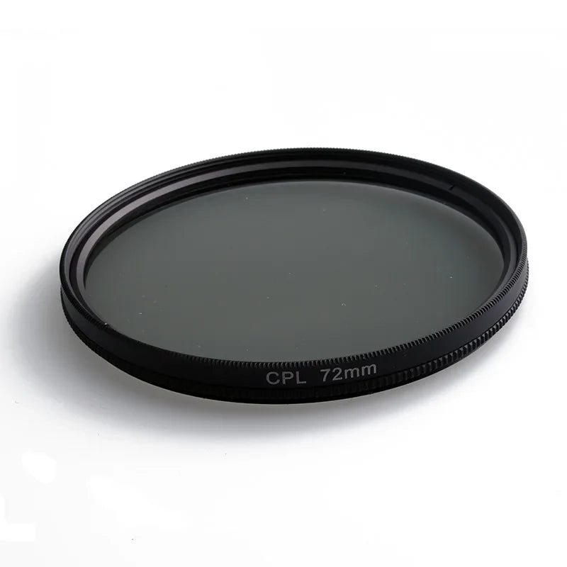 3-in-1 UV+CPL+FLD Lens Filter Set - 49mm, 52mm, 55mm, 58mm, 62mm, 67mm, 72mm, 77mm, with Bag for Canon, Nikon, Sony, Pentax Camera Lenses