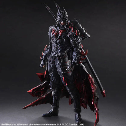 2017 Play Arts Bushido Batman Figure - 27cm Collectible Action Toy for Fans & Display