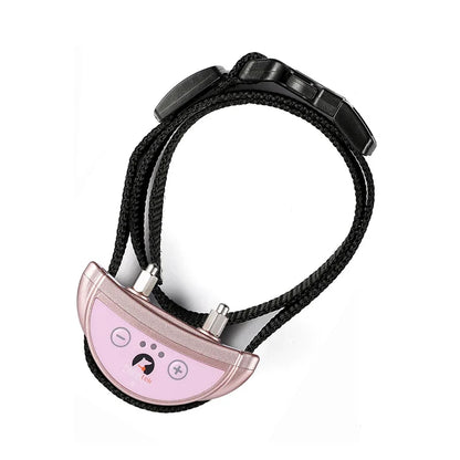 Anti-Bark Dog Collar - Adjustable 8-27 Inch Shock Training Collar for Small & Medium Dogs with Bark Control Device