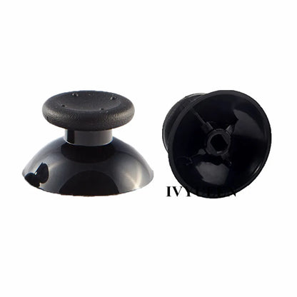 IVYUEEN 100PCS Black Analog Stick Caps – Thumb Grip Covers for PS5, PS4, PS3 & Xbox Controllers
