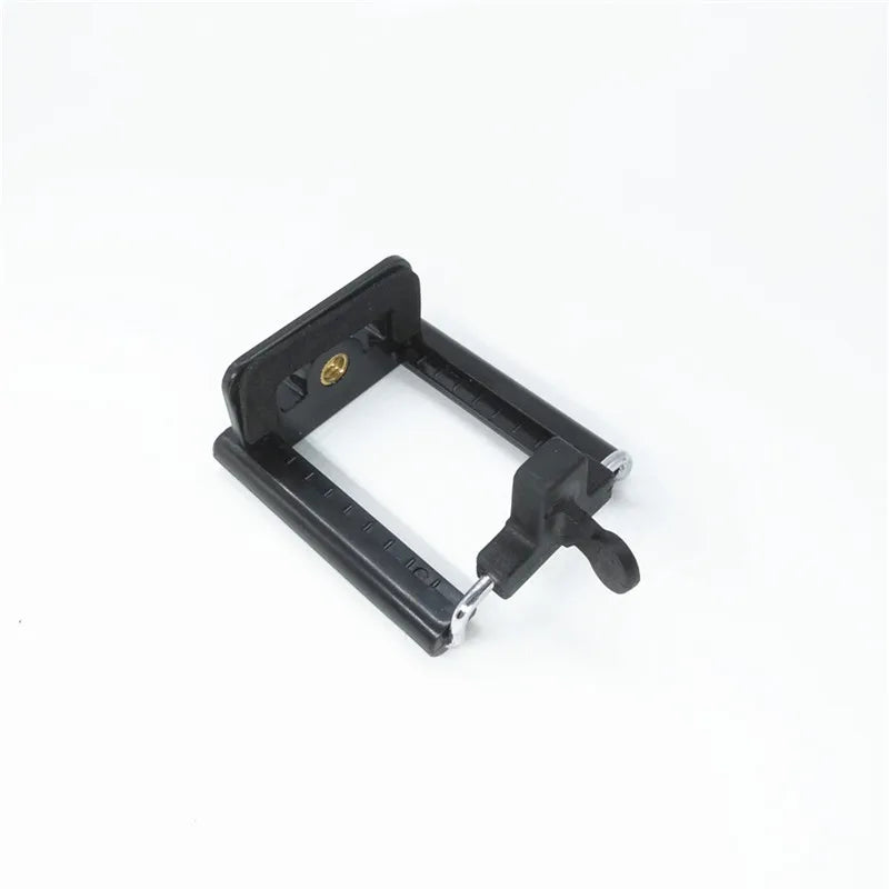 FGHGF Black Phone Holder Tripod Stand with 1/4 Inch Screw Hole Selfie Stick Clip Accessories