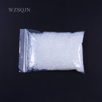 Italian Keratin Granules - 50g White Hair Extension Glue Beads for I-Tip & U-Tip Hair Extensions