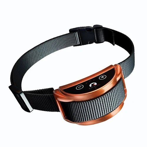 Anti-Bark Dog Collar - Adjustable 8-27 Inch Shock Training Collar for Small & Medium Dogs with Bark Control Device