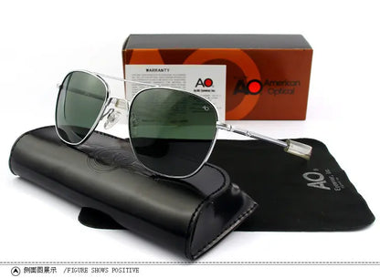 Aviation Pilot Sunglasses for Men & Women — Military Style Outdoor Driving UV Glasses
