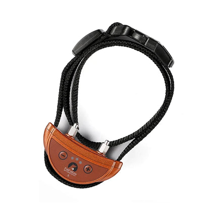Anti-Bark Dog Collar - Adjustable 8-27 Inch Shock Training Collar for Small & Medium Dogs with Bark Control Device
