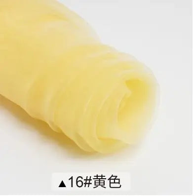 Sheer Organza Fabric Roll - Wedding Party Decoration Material For Romantic Birthday And Event Decor