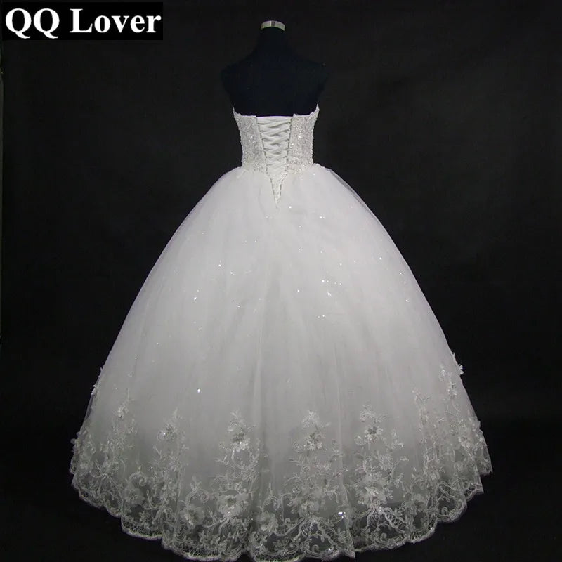 Luxury Lace Wedding Dress - Custom Vintage Plus Size Ball Gown Bridal Vestido De Noiva 2025