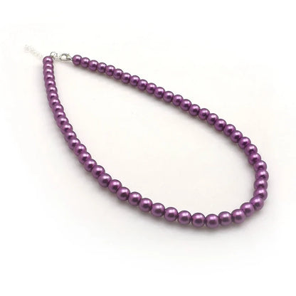 24pcs Imitation Pearl Necklace Set - 8mm Fashion Pearl Choker Jewelry Wholesale Collection