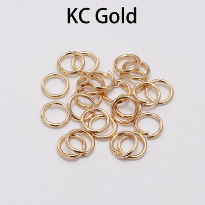 DIY Jewelry Jump Rings - 50-200pcs Split Ring Connectors 3-20mm for Handmade Accessories and Craft Making Supplies