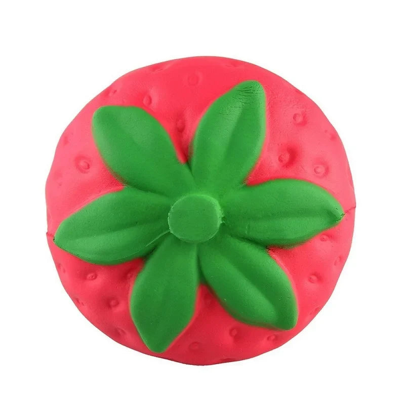 Super Jumbo Strawberry Squishy Toy - Cream Scented Slow Rising Stress Relief Toy for Kids & Adults 11.5cm x 9cm