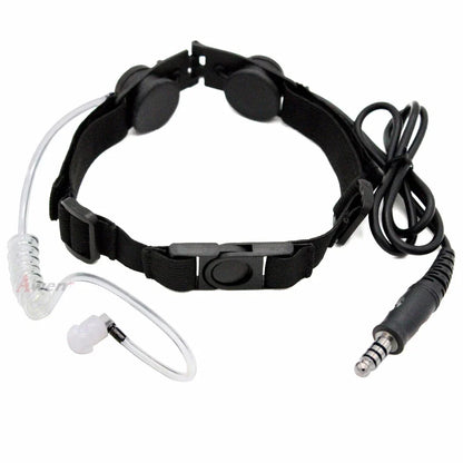 Z Tactical Throat Mic Headset - Z003 Air Tube Earpiece With U94 PTT For BaoFeng And Two Way Radios