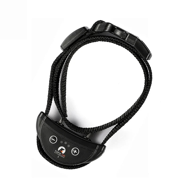 Anti-Bark Dog Collar - Adjustable 8-27 Inch Shock Training Collar for Small & Medium Dogs with Bark Control Device