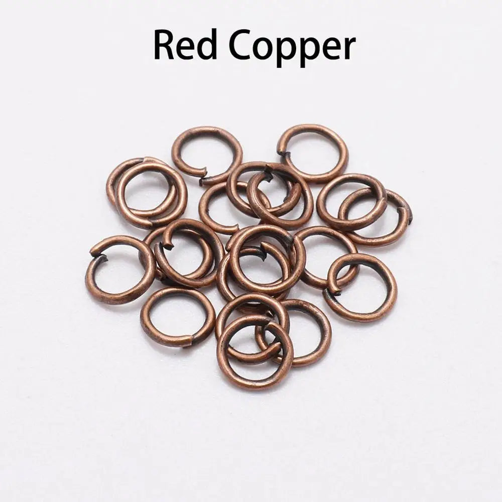 DIY Jewelry Jump Rings - 50-200pcs Split Ring Connectors 3-20mm for Handmade Accessories and Craft Making Supplies