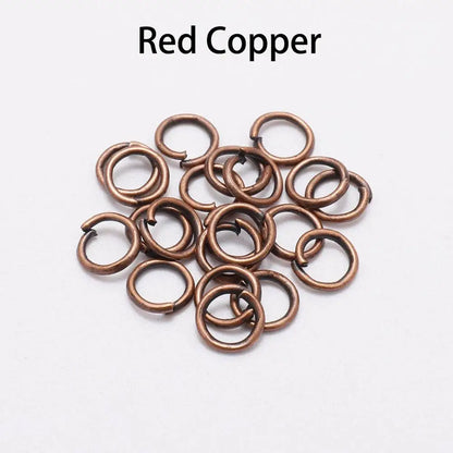 DIY Jewelry Jump Rings - 50-200pcs Split Ring Connectors 3-20mm for Handmade Accessories and Craft Making Supplies
