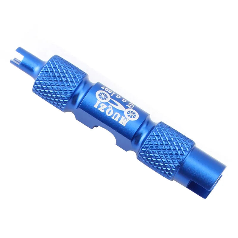 MUQZI MTB & Road Bike Valve Tool – Schrader & Presta Wrench for Tire Installation and Valve Core Removal