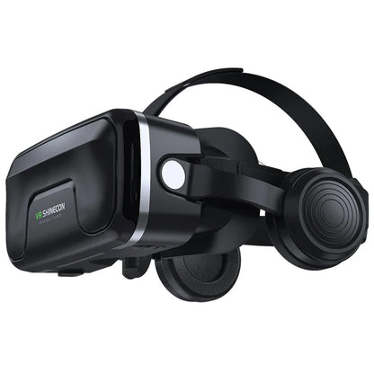 VR Shinecon 10.0 3D Virtual Reality Headset – Helmet Goggles for Smartphone Gaming