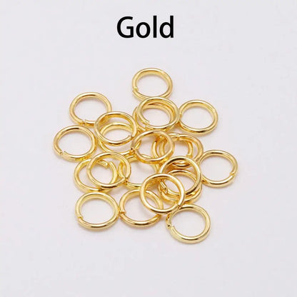 DIY Jewelry Jump Rings - 50-200pcs Split Ring Connectors 3-20mm for Handmade Accessories and Craft Making Supplies