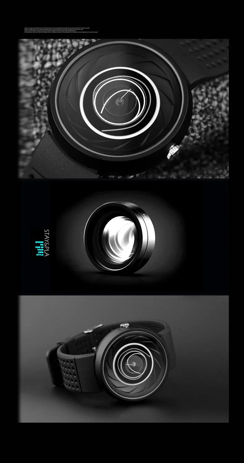 2023 Enmex Men’s Creative Industrial Quartz Watch — Digital Design Light Sports Fashion Wristwatch