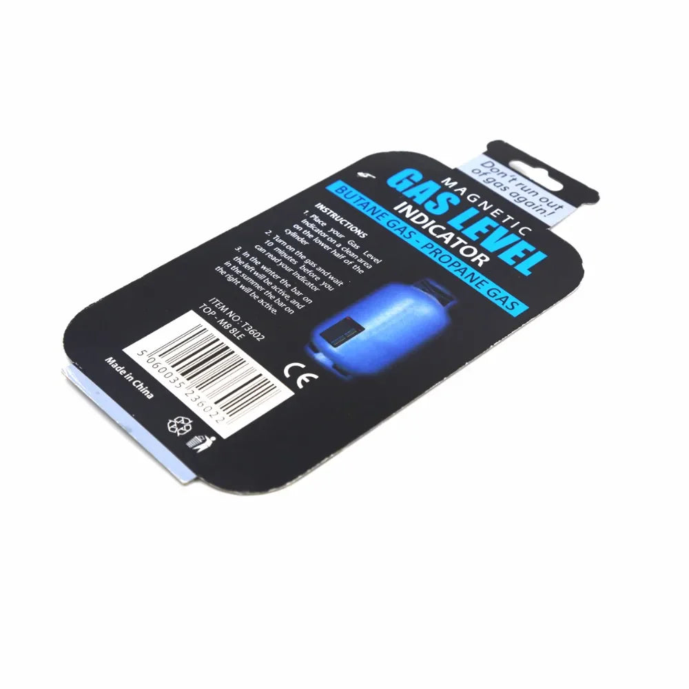 Magnetic Gas Cylinder Tool - Gas Tank Level Indicator for Propane, Butane, LPG Fuel Gauge, Caravan Bottle Temperature Meter