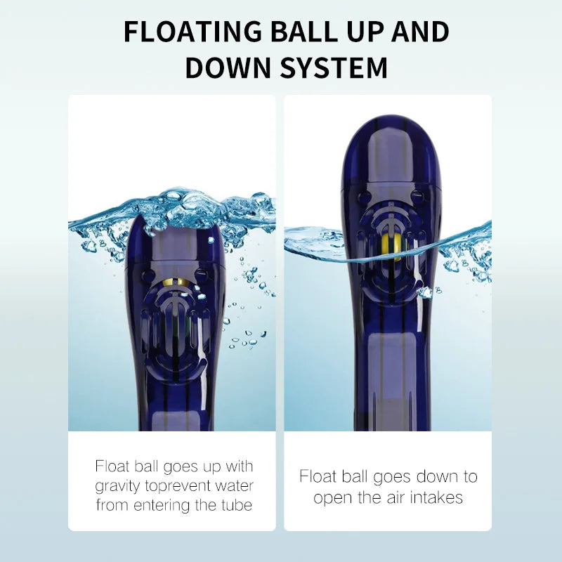 COPOZZ Professional Snorkeling Diving Mask – Full Face Snorkel Mask, Anti-Fog Goggles for Adults, Underwater Scuba Swimming Equipment