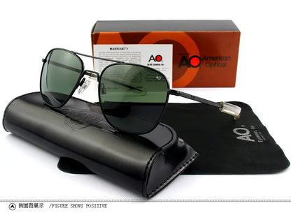 Aviation Pilot Sunglasses for Men & Women — Military Style Outdoor Driving UV Glasses