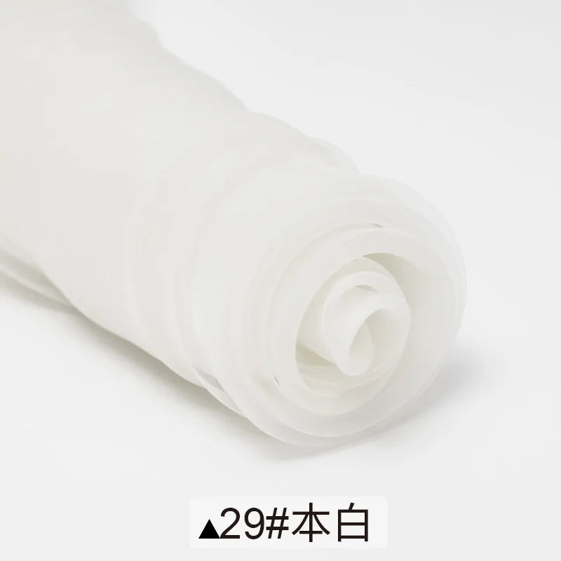 Sheer Organza Fabric Roll - Wedding Party Decoration Material For Romantic Birthday And Event Decor