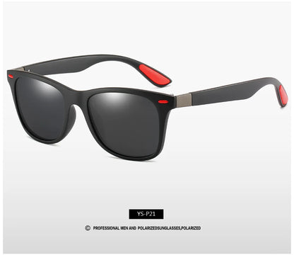 Classic Polarized Sunglasses – Unisex Square Frame Driving & Fishing UV400 Eyewear