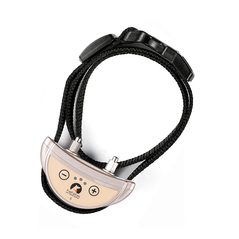 Anti-Bark Dog Collar - Adjustable 8-27 Inch Shock Training Collar for Small & Medium Dogs with Bark Control Device