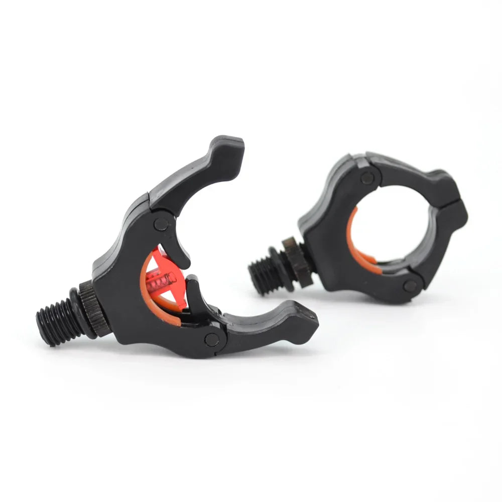 Hirisi 4pcs Carp Fishing Rod Rest Head Gripper with Magic Magnet Clips - Rod Pod Holder for Secure Fishing Rod Storage