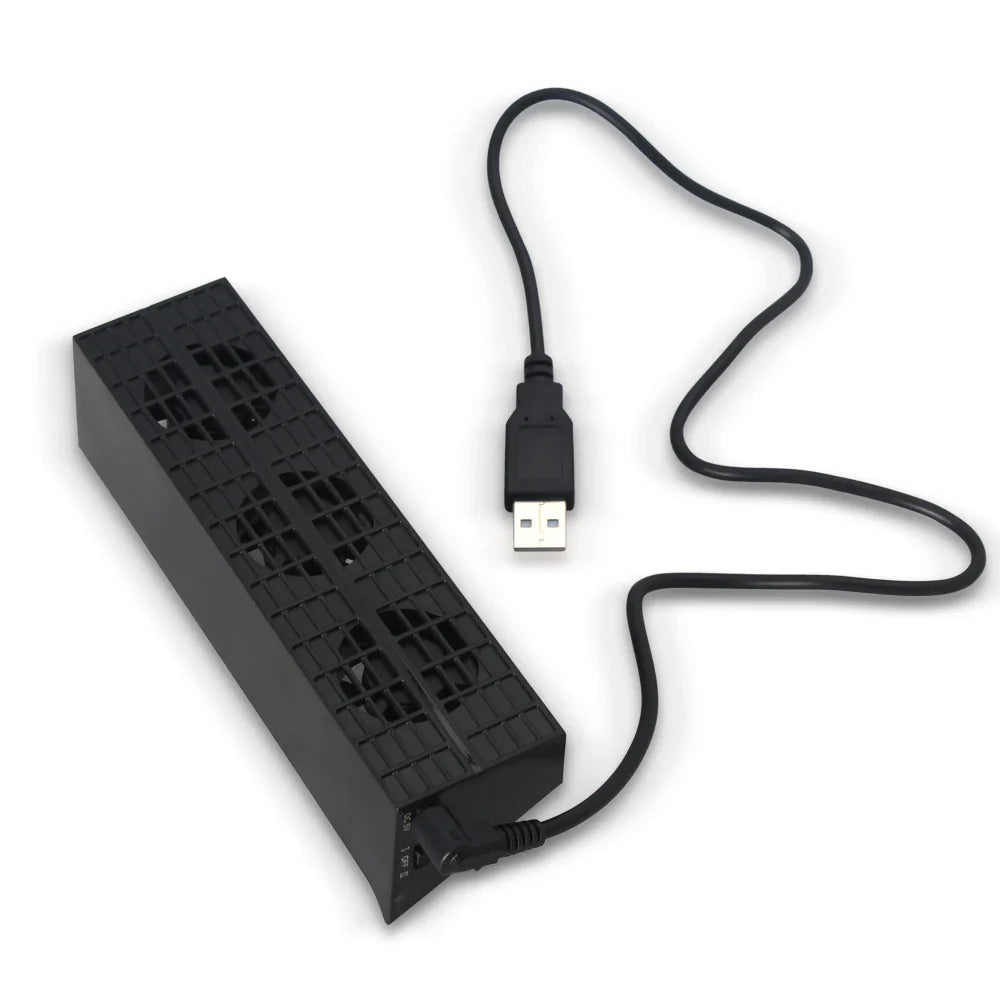 PS4 Slim Cooling Fan with Temperature Control — Game Console Accessory