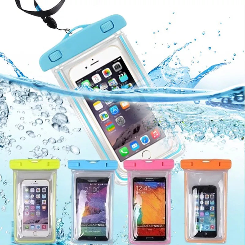 Waterproof Phone Pouch: Drift Diving Swimming Bag for Underwater Protection - Ideal for Water Sports, Beach, Pool, Skiing (6 inch)