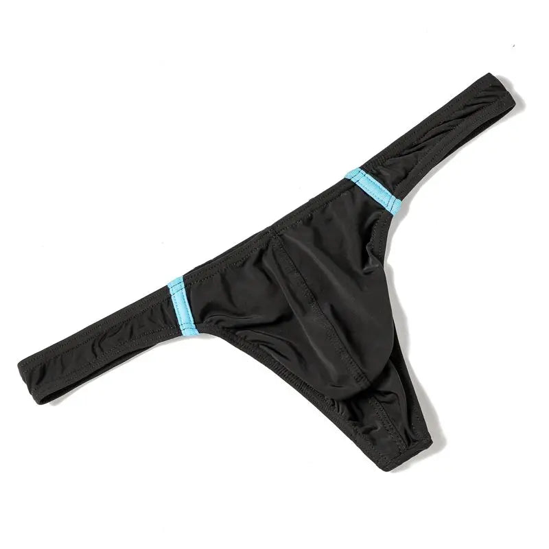 Men’s Low Rise Thong & G-String Underwear – Sexy Bikini Briefs with Support Pouch, Breathable Jockstrap Style (B617)