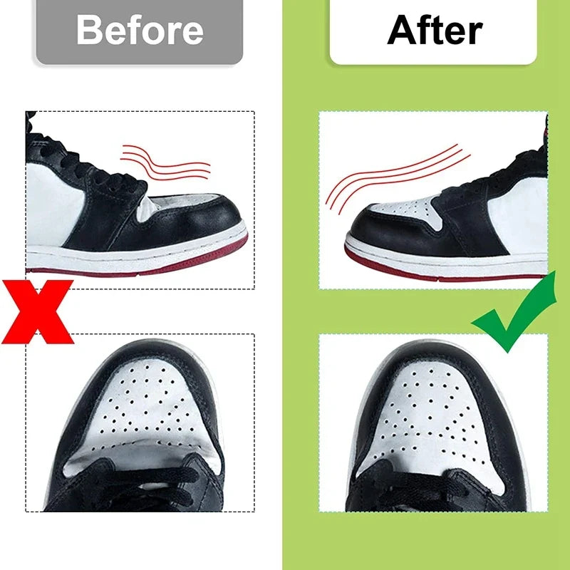 Shoe Crease Protector - Lightweight Toe Cap Shield for Sneaker Anti-Crease & Bend Protection