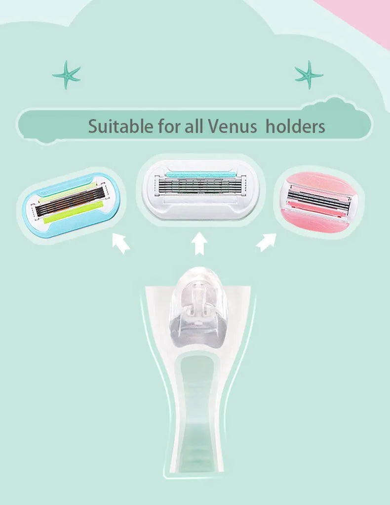 Gillette Venus Women's Razor - 3/5 Blade with Lubricating Soap, Sensitive Shaving & Hair Removal for Body