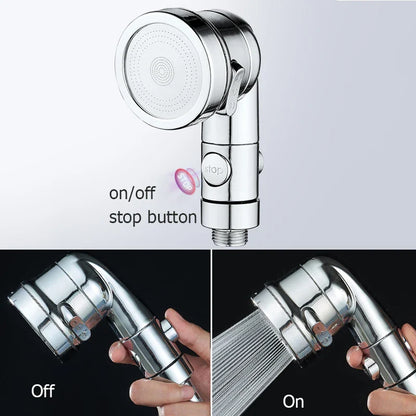 New Handheld Faucet Diverter Valve Set – Adjustable Shower Head Adapter for Home Bathroom & Kitchen Faucets