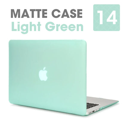 Matte Laptop Case Cover for MacBook Air & Pro - Slim Protective Hard Shell Case for 11 13 15 16 Inch Retina Touch Bar Models