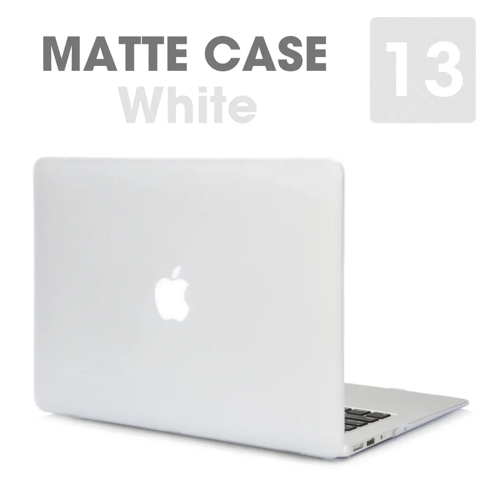 Matte Laptop Case Cover for MacBook Air & Pro - Slim Protective Hard Shell Case for 11 13 15 16 Inch Retina Touch Bar Models