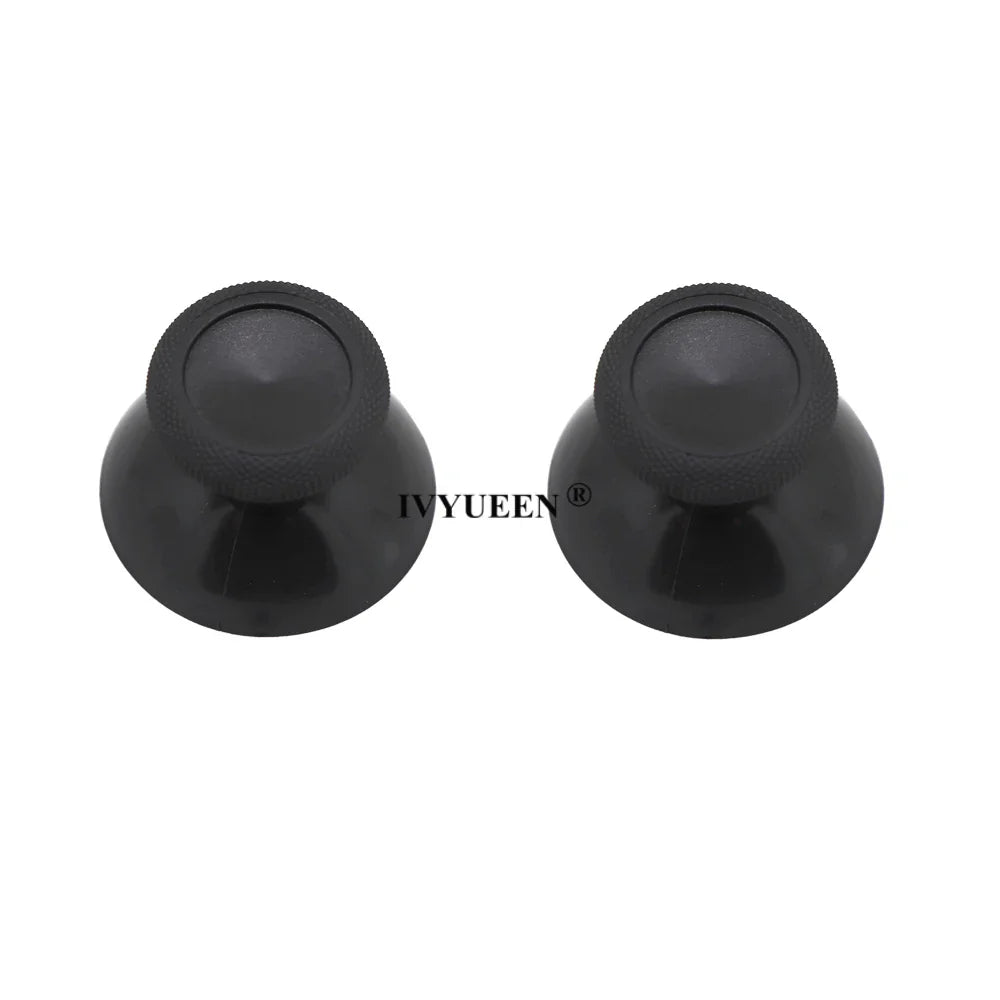 IVYUEEN 100PCS Black Analog Stick Caps – Thumb Grip Covers for PS5, PS4, PS3 & Xbox Controllers